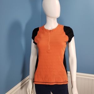 ZOIC Womens  jersey orange black Medium
